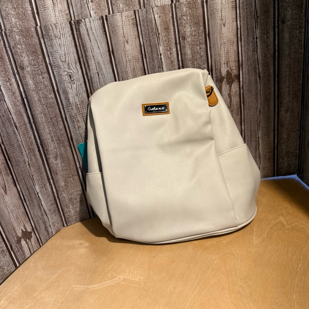 LISINUO Light Gray Backpack Purse NEW with Tags